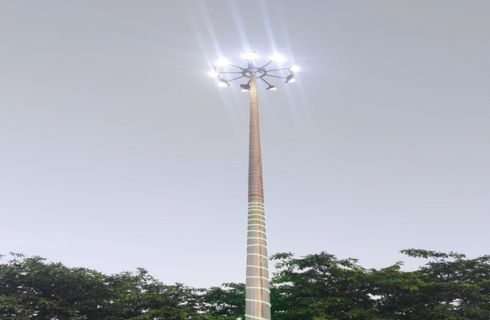 20Mtr High Mast at Khandel Dham, Sikar