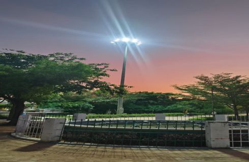 20Mtr High Mast at Lakshmangarh, Sikar